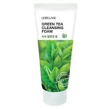 LEBELAGE Green Tea Cleansing Foam - zklidňující čistící pleťová pěna s extraktem zeleného čaje, 100ml