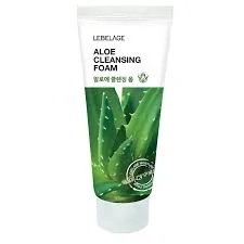 LEBELAGE Aloe Cleansing Foam - zklidňující čistící pleťová pěna s extraktem aloe vera, 100ml