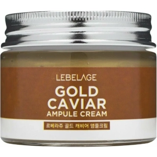 LEBELAGE Gold Caviar Ampoule Cream - omlazující pleťový krém se zlatem a kaviárem, 70ml
