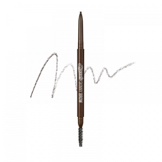 PERIPERA Speedy Skinny Brow (02 Dark Brown) - tužka na obočí, 0.05g