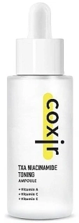 COXIR TXA Niacinamide Toning Ampoule - rozjasňující pleťové sérum s kyselinou tranexamovou a niacinamidem, 50ml