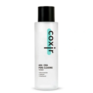 COXIR AHA + BHA Pore Clearing Toner - exfoliační pleťový toner s AHA a BHA kyselinami, 150ml