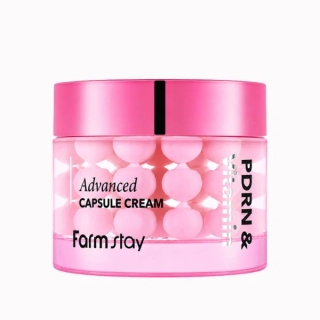 FARM STAY PDRN & Vitamin Advanced Capsule Cream - rozjasňující a vyživující pleťový krém s PDRN a vitamínovými kapslemi, 55ml