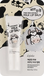 ESFOLIO Pure Skin Milk Lip Balm - hydratační balzám na rty s mléčnými proteiny, 10g