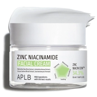 APLB Zinc Niacinamide Facial Cream - pleťový krém na stažení pórů se zinkem a niacinamidem, 55 ml