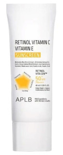 APLB Retinol Vitamin C Vitamin E Sunscreen SPF50+ - rozjasňující opalovací krém s retinolem, 40ml