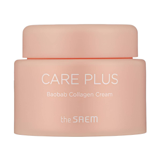 THE SAEM Care Plus Baobab Collagen Cream - zpevňující pleťový krém s kolagenem a baobabem, 100ml
