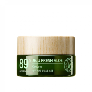 THE SAEM Jeju Fresh Aloe Cream - zklidňující pleťový krém s extraktem aloe, 50ml